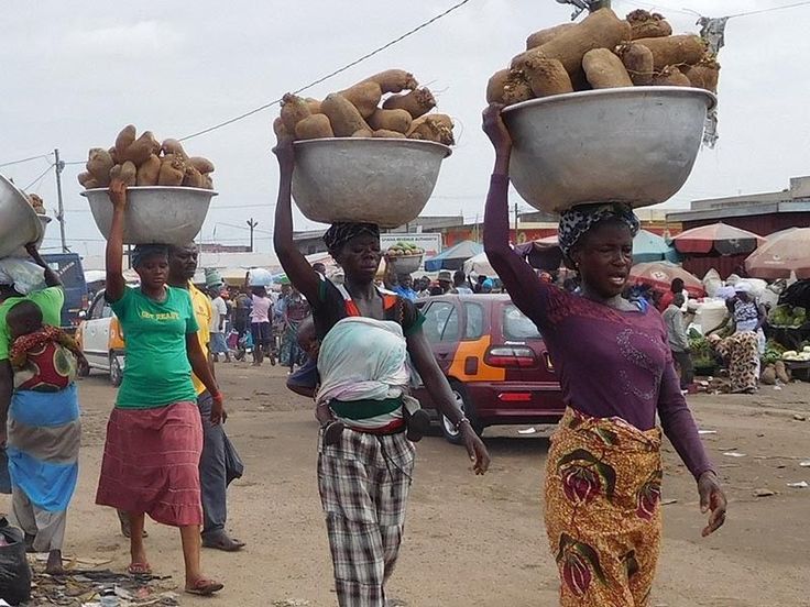 Market women on one of the Igbo Market Days