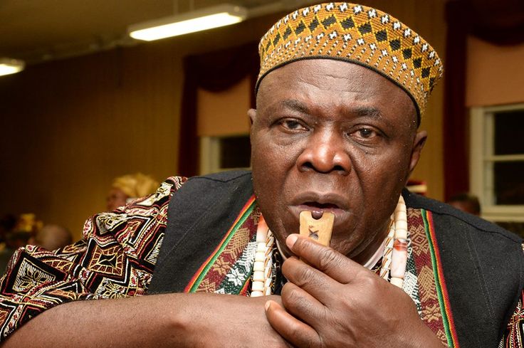 blowing the igbo traditional flute