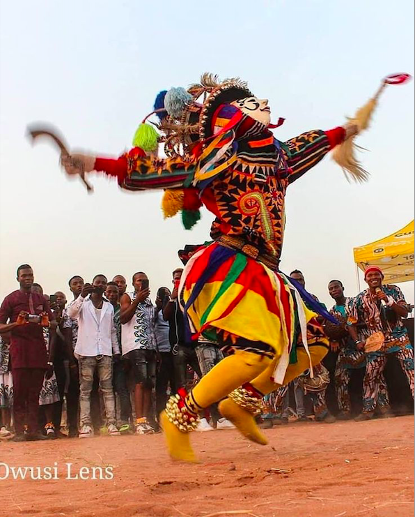 dancing igbo masquerade agboho mmuo