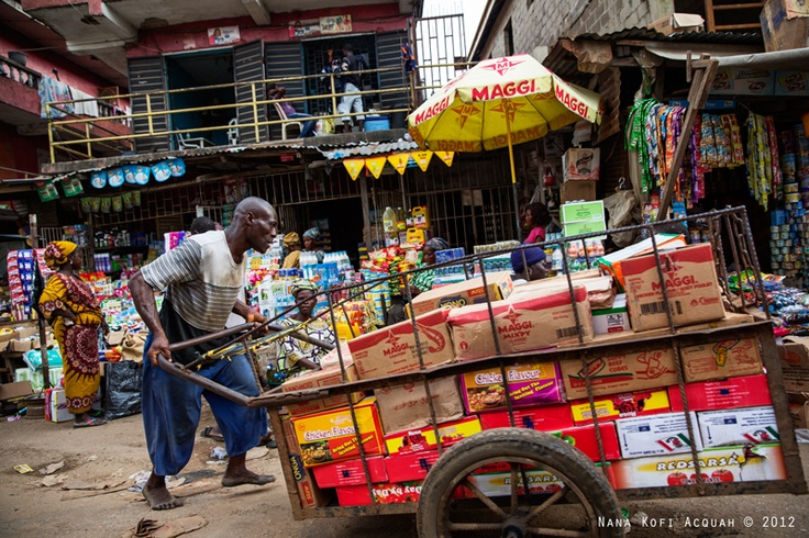 Hustlers in a Nigerian Market
