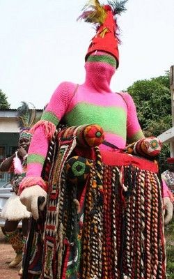 An igbo masquerade  